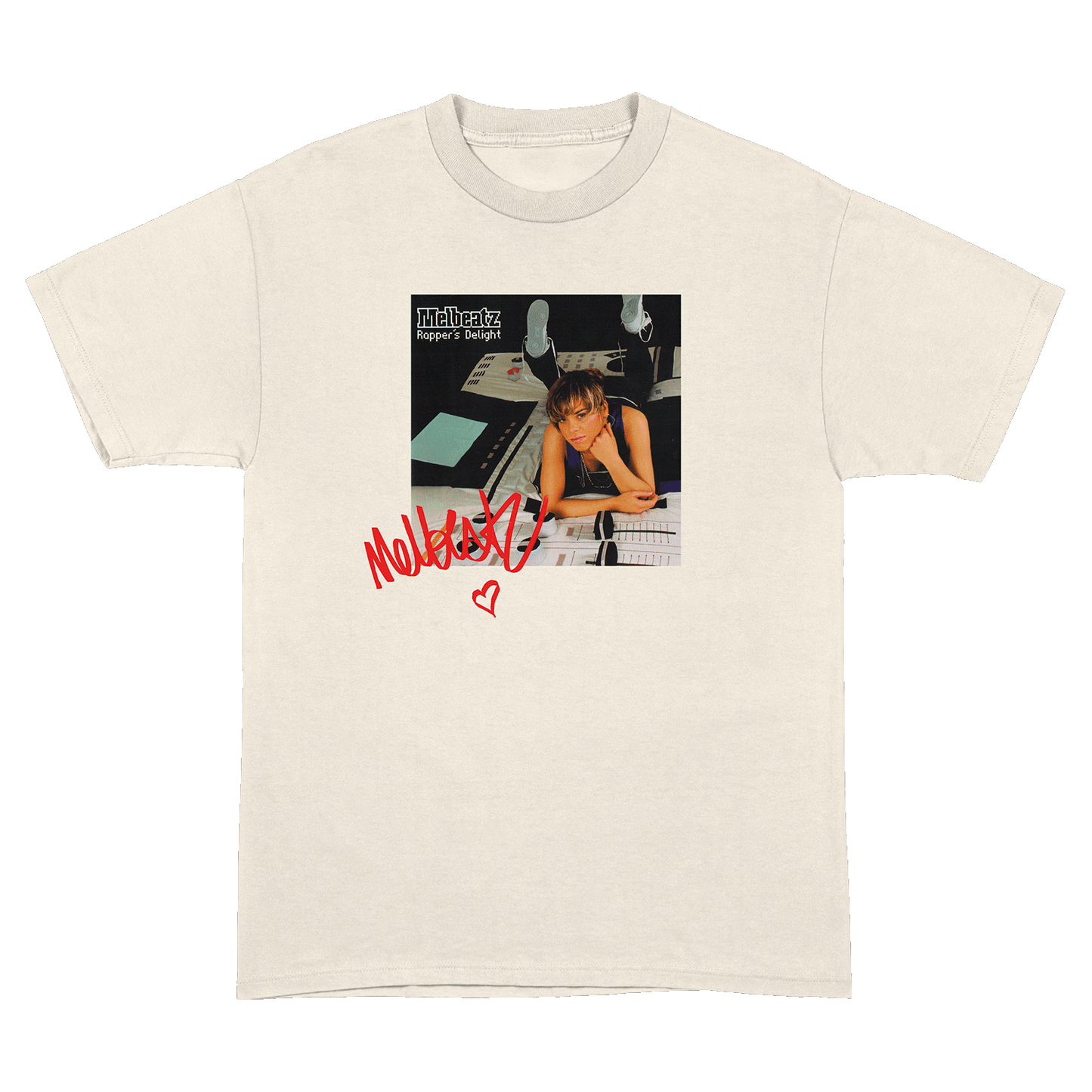 Melbeatz "Rappers Delight" Anniversary Tee Natural Raw