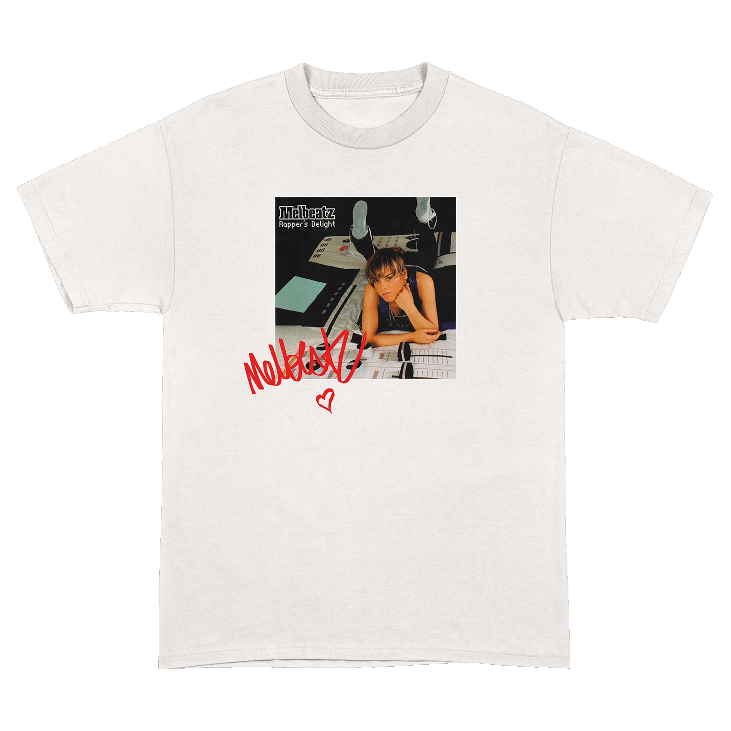 Melbeatz "Rappers Delight" Anniversary Tee Weiß