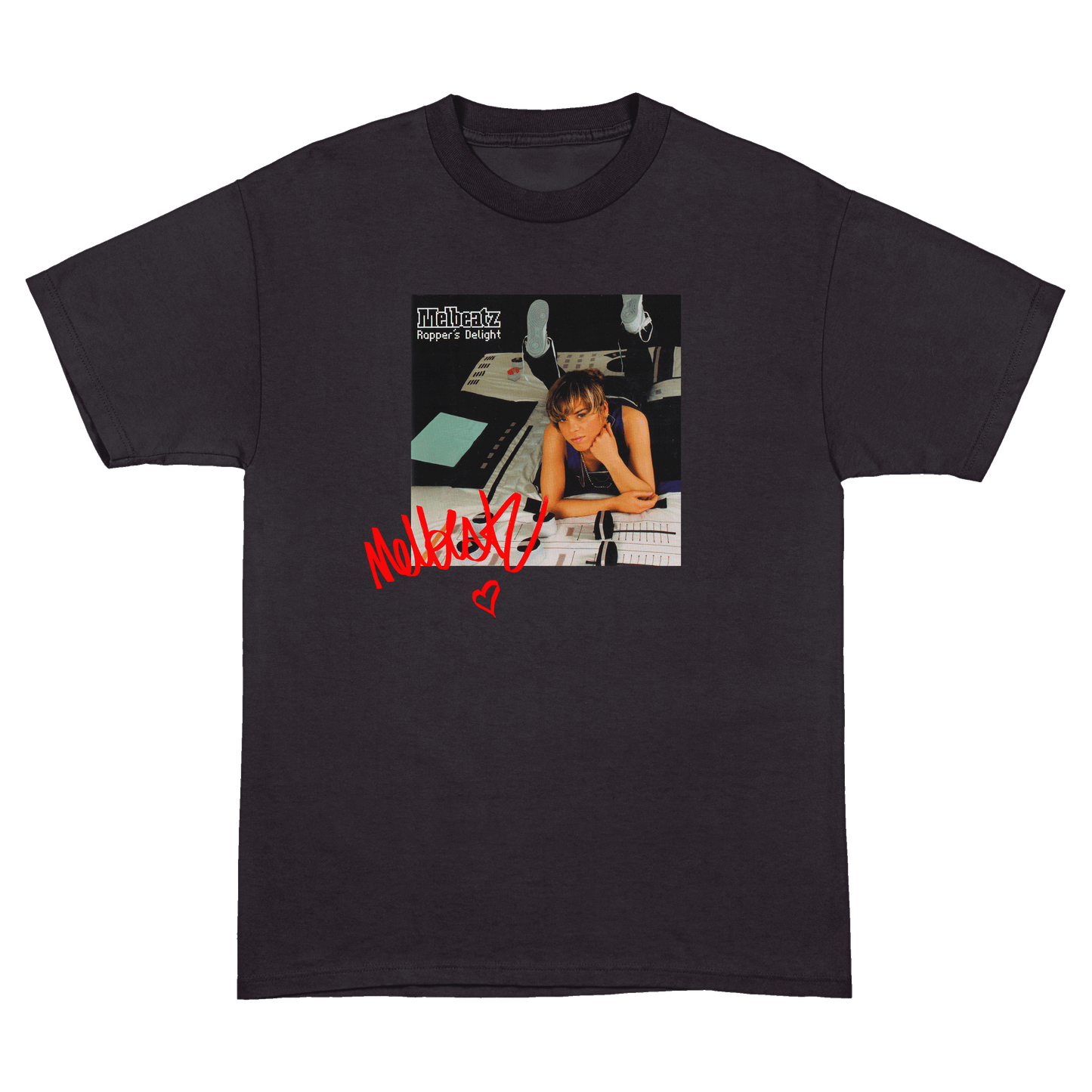 Melbeatz "Rappers Delight" Anniversary Tee Schwarz