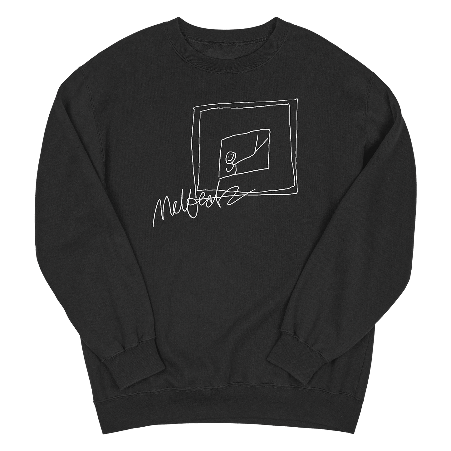 Melbeatz "Rappers Delight" Scrabble Sweater Schwarz